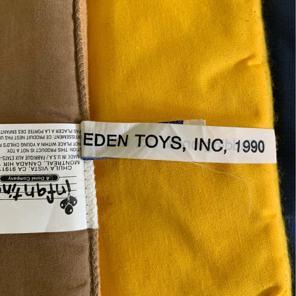 VTG Infantino Eden Toys Paddington Bear 🐻 2pc Sports ⚽️ ⚾️ Theme Wall Decor - Picture 4 of 10